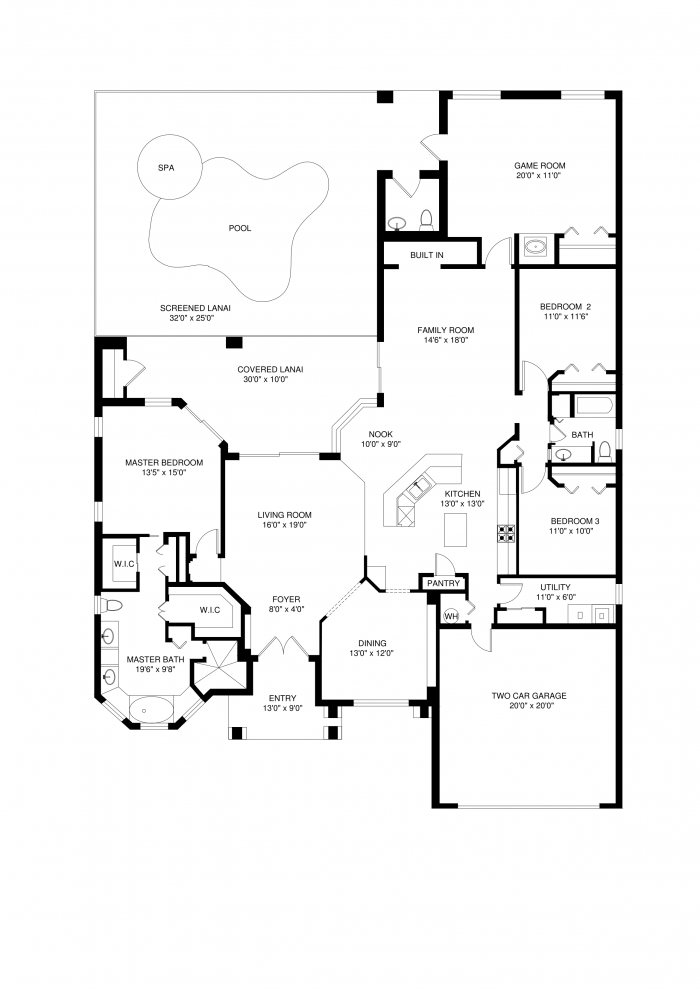 Interactive Floor Plan For 14876 Indigo Lakes Cir Naples Fl 34119